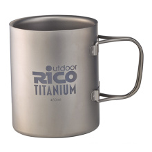 Parede dupla de titânio caneca 450ml